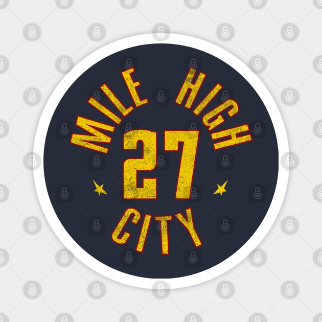Jamal Murray High Mile City Magnet by BossGriffin